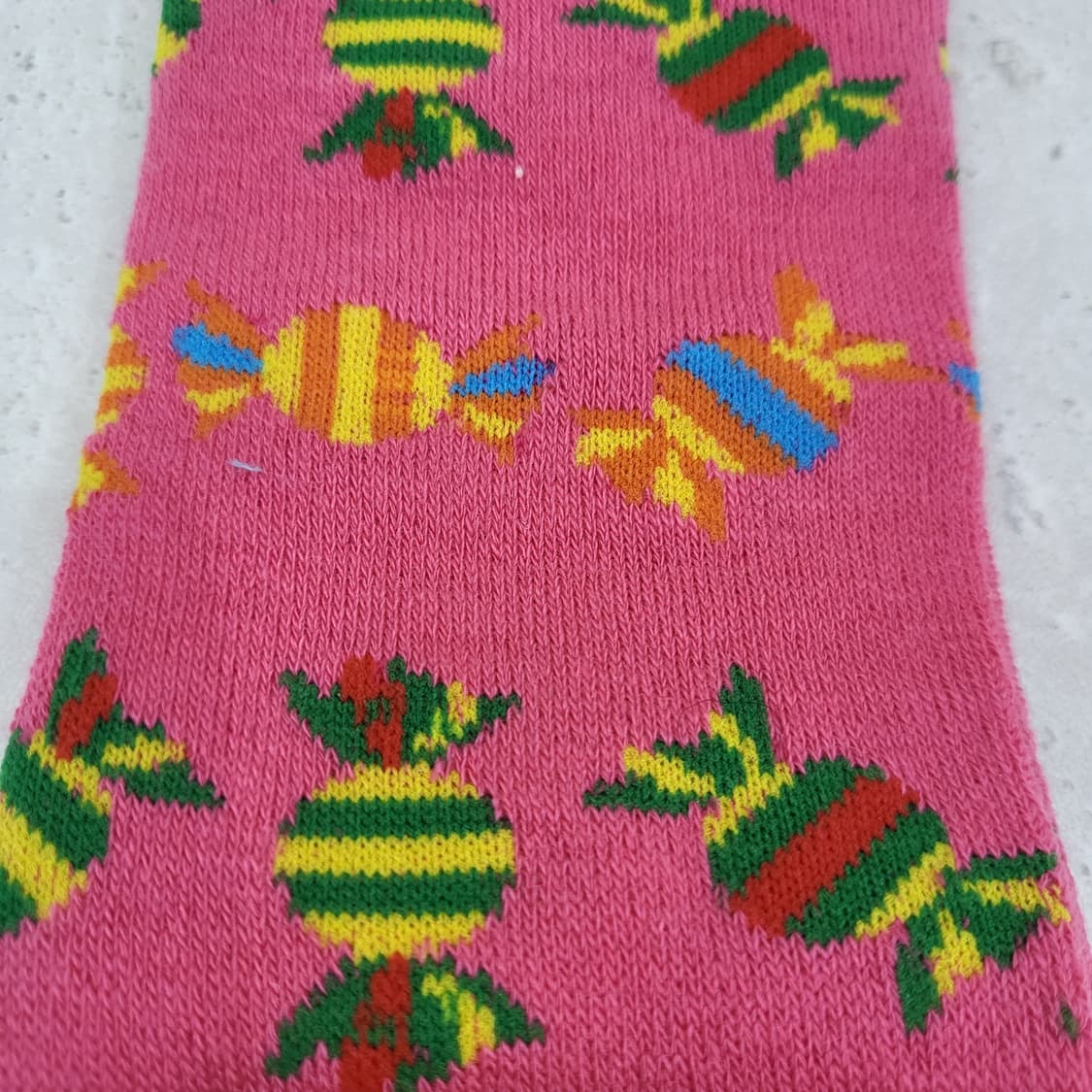 키치 캔디 패턴 핑크 삭스 상품이미지3