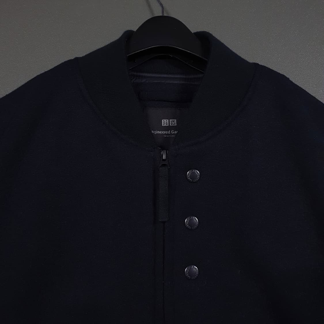 새제품급 L) 유니클로 엔지니어드가먼츠 엔가 퍼프테크 블루종 자켓 네이비 상품이미지2