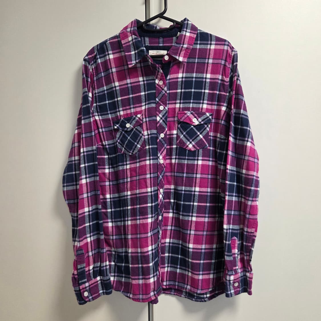 Weather proof 아메리칸 플란넬 체크 셔츠 L(100) 상품이미지1