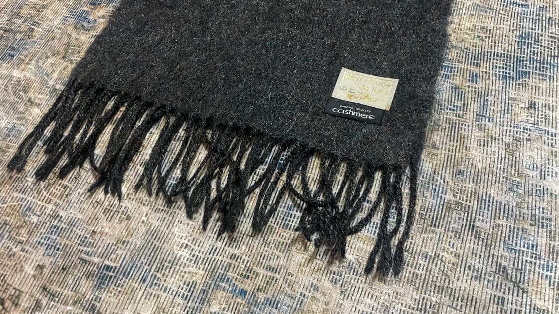 JPN  90s 일본 빈티지 고급 울 머플러 상품이미지5