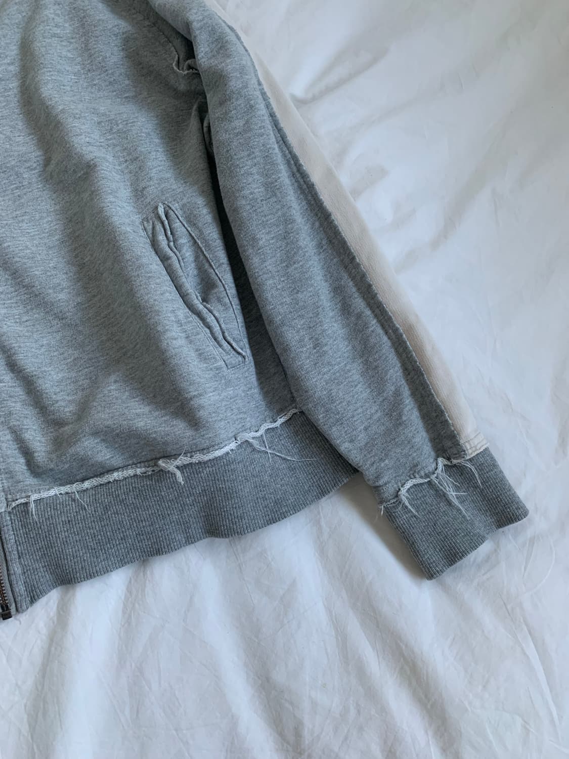 그레이 코튼 블루종 상품이미지2