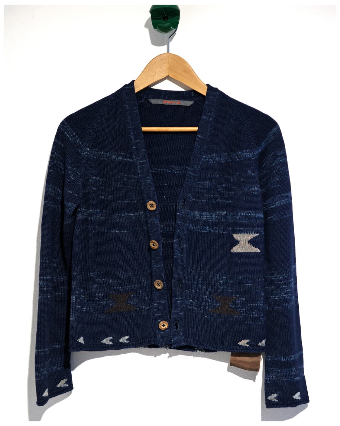 45R 코튼 자카드 가디건 2사이즈 (추천 44-55) 상품이미지6