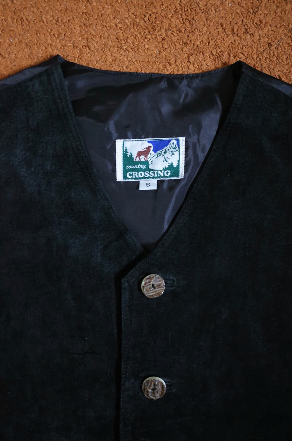 플로럴 자수 스웨이드 베스트 상품이미지2