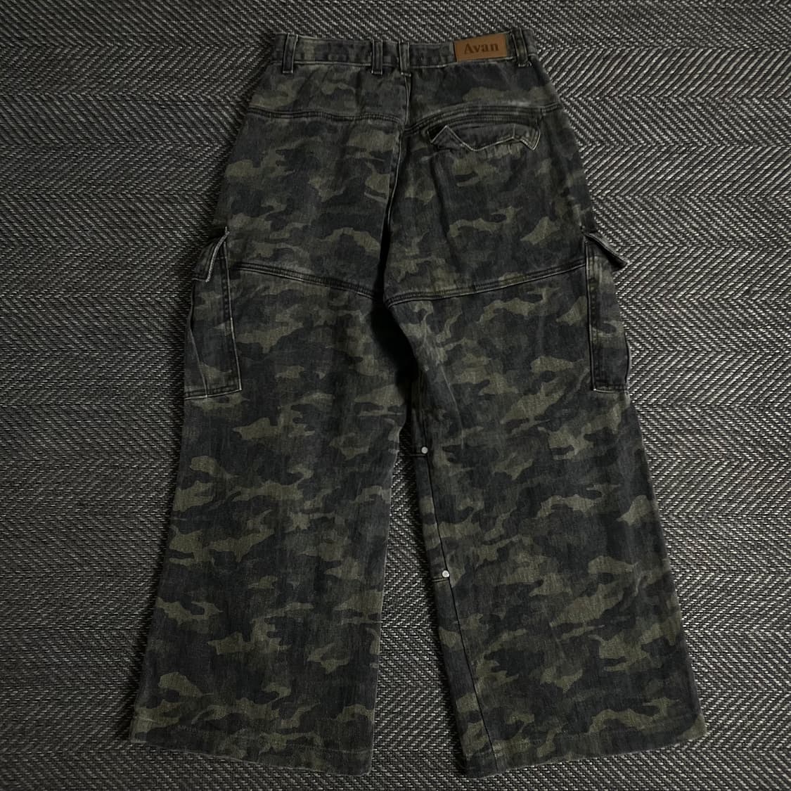 어반드레스 카모플라쥬 와이드 퍼티그 카고 팬츠o 3315 상품이미지3