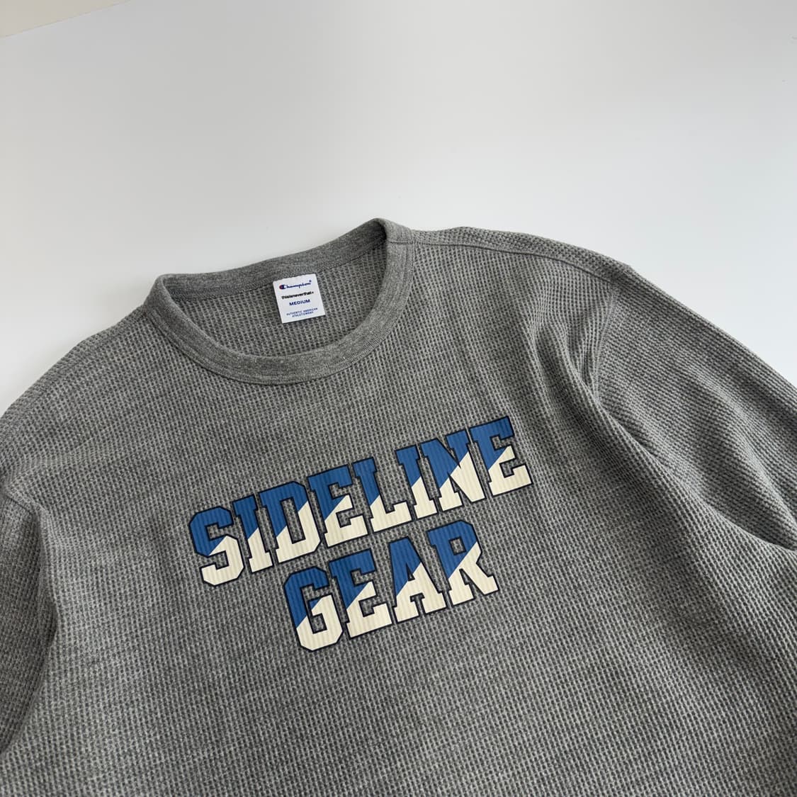 Champion 챔피온 그레이 와플 롱슬리브 상품이미지4