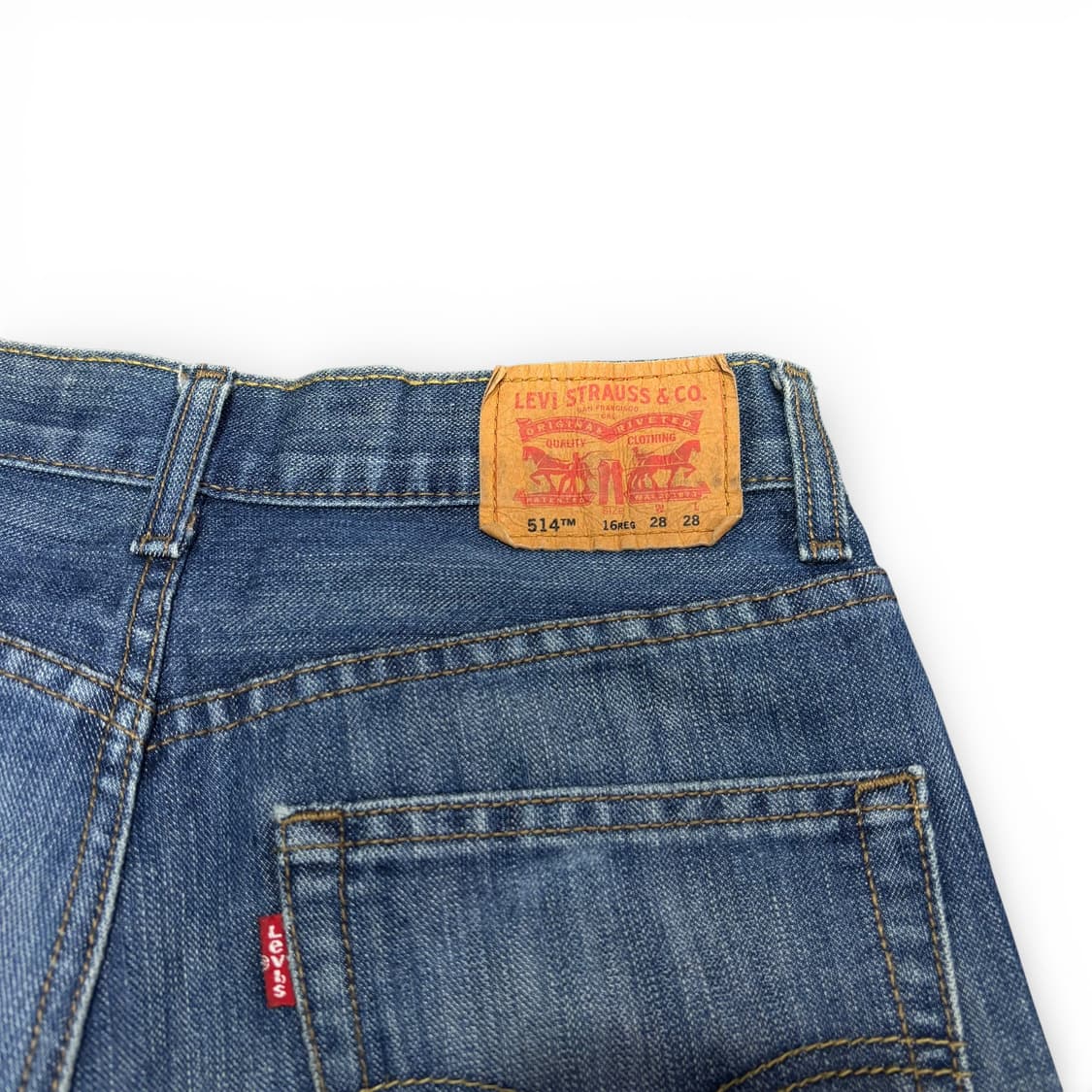 28 리바이스514 스트레이트 워싱 데님팬츠 상품이미지2