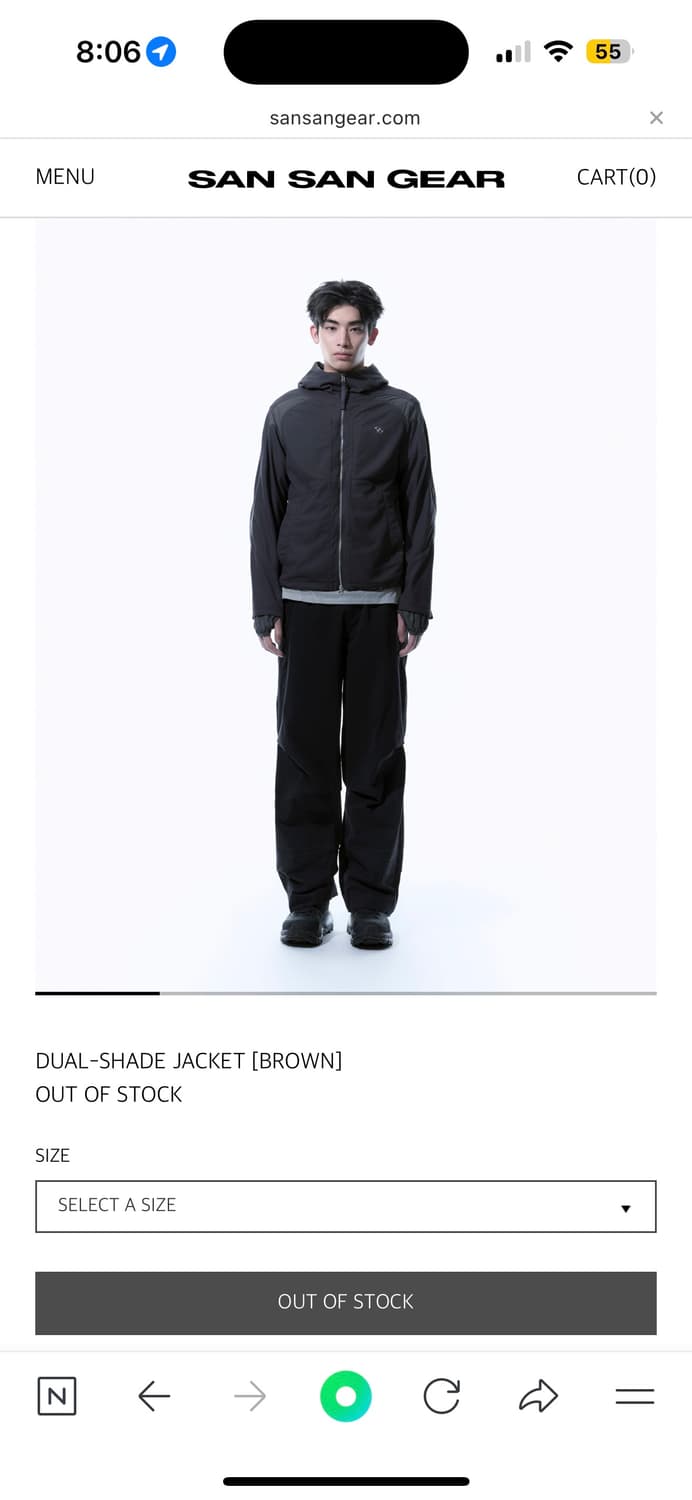산산기어 듀얼쉐이드1 DUAL-SHADE JACKET 상품이미지2