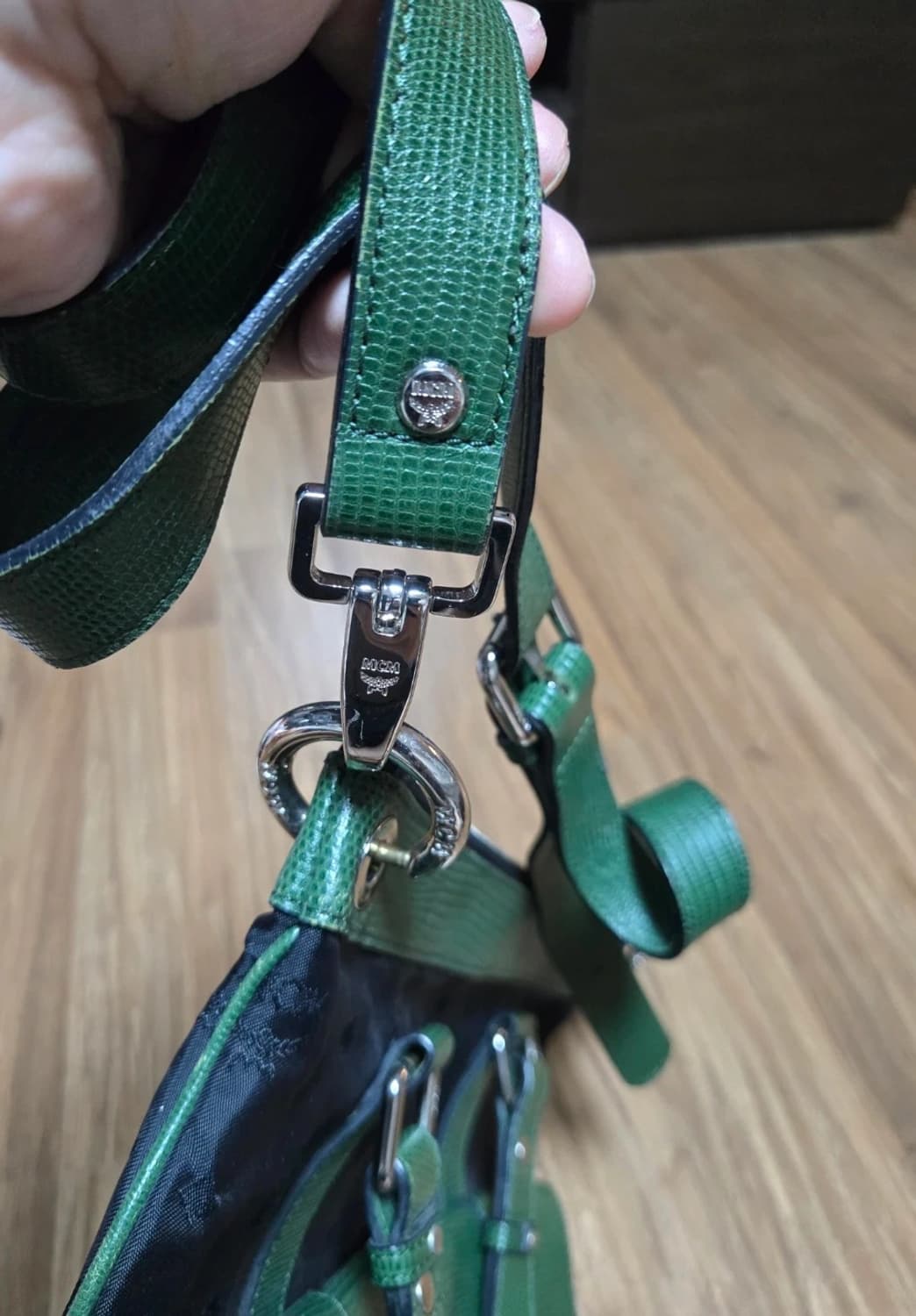 MCM 바이컬러 더블 포켓백 [정품] 상품이미지7