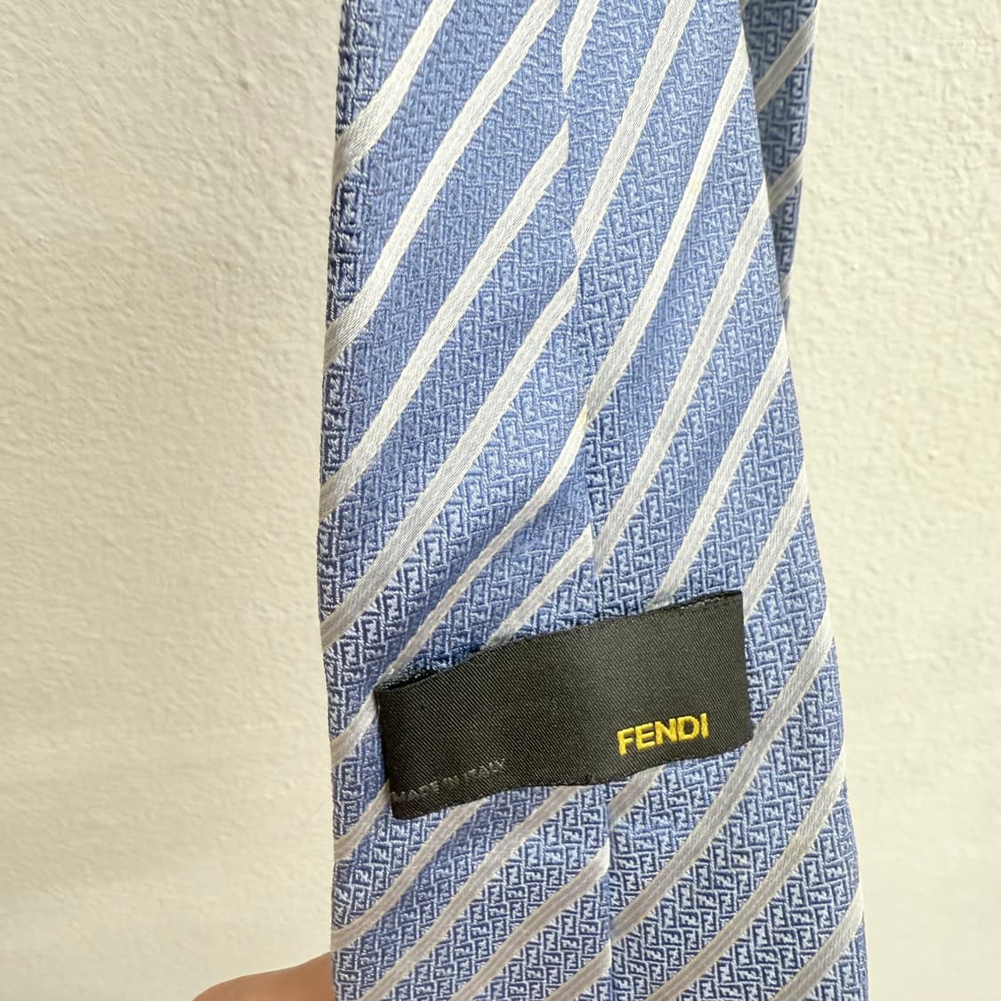 made italy 펜디 스트라이프 실크100 넥타이 상품이미지2