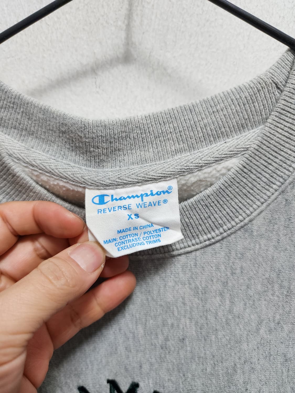 챔피온 리버스위브 엘보패치 맨투맨  상품이미지5