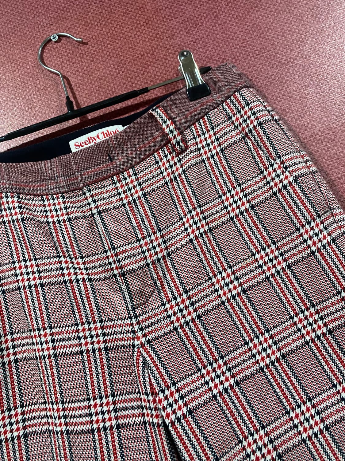 See By Chloe 체크 바지 34/38 상품이미지2