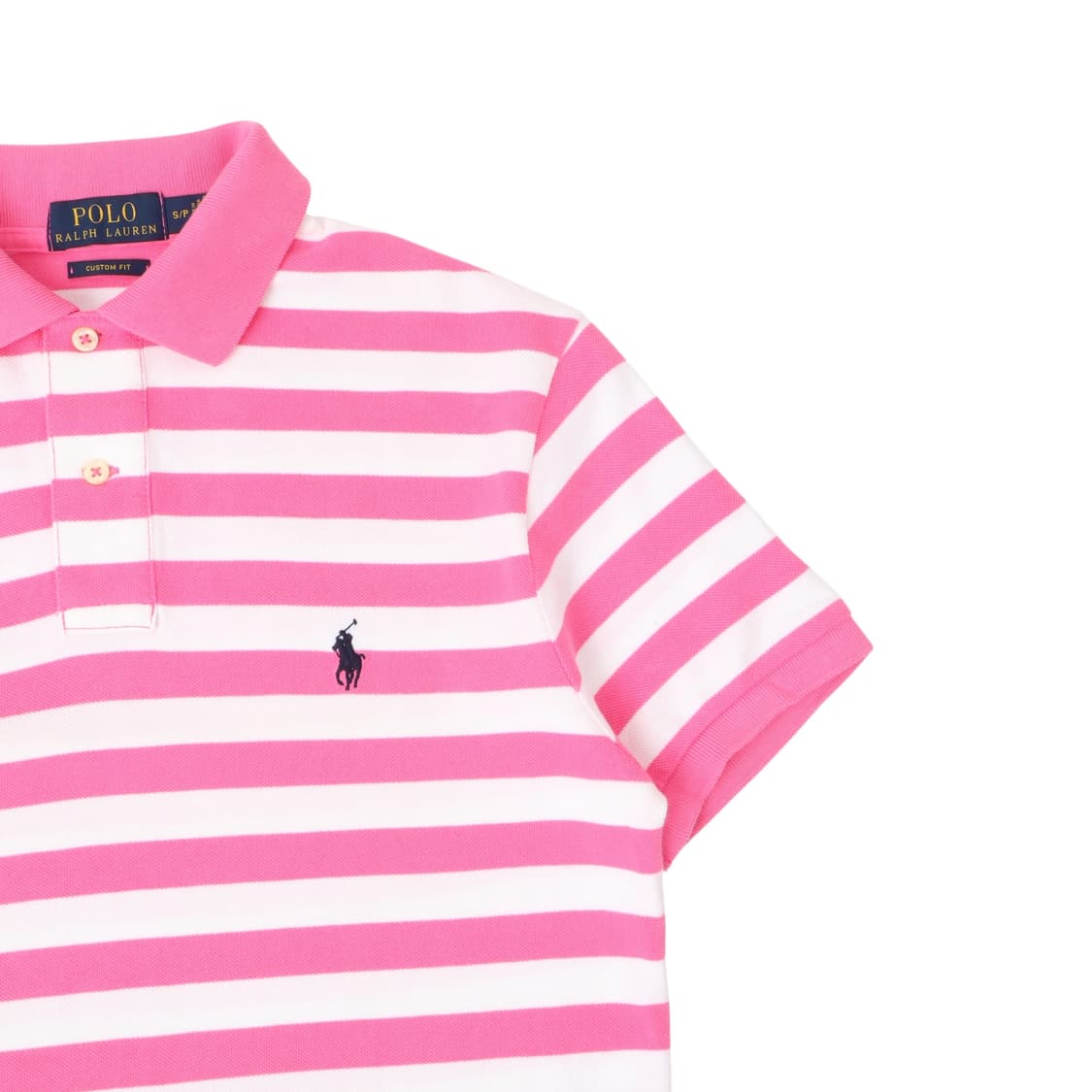 폴로 랄프로렌 핑크 스트라이프 pk 카라티 상품이미지3
