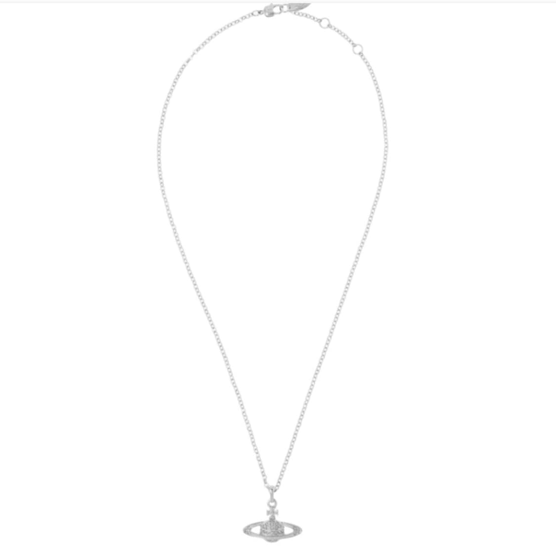 비비안웨스트우드 미니 바스 릴리프 펜던트 실버 상품이미지1