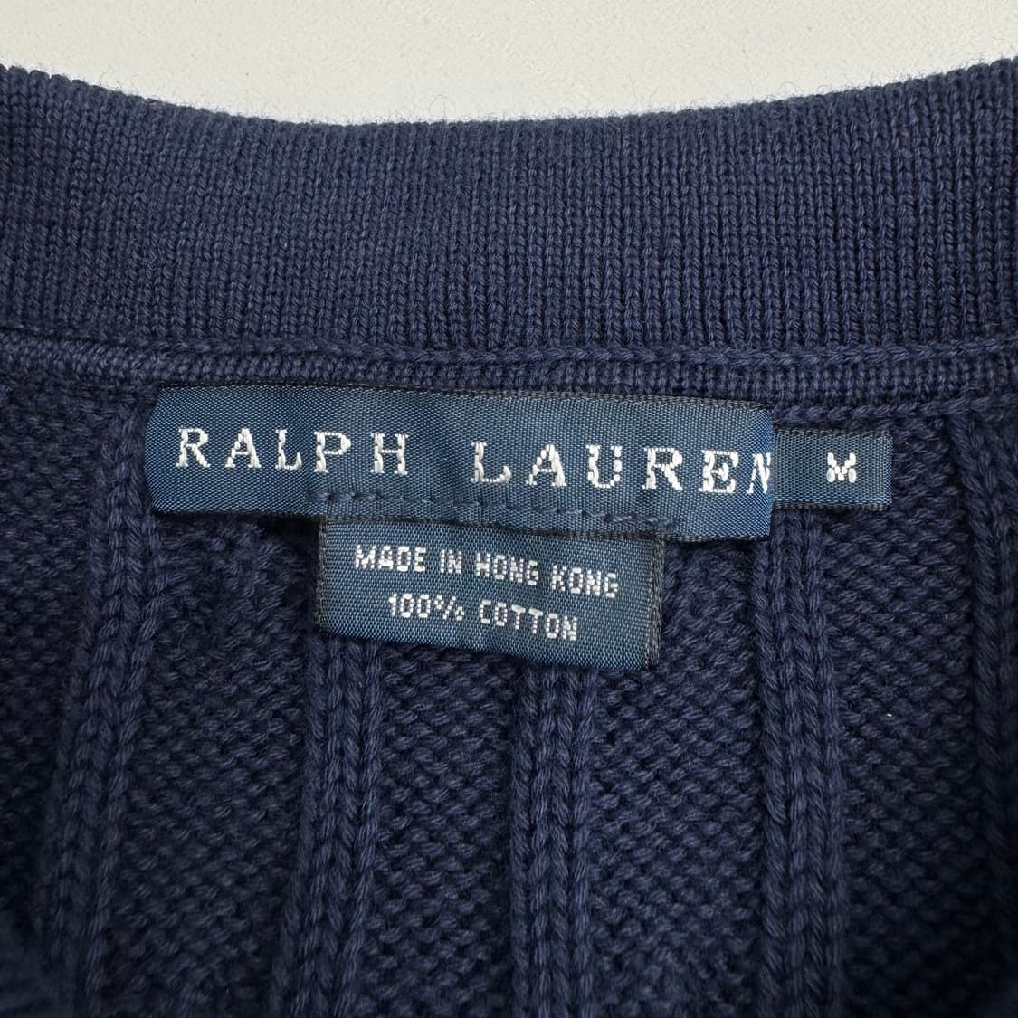 폴로 케이블 반팔 니트  상품이미지4