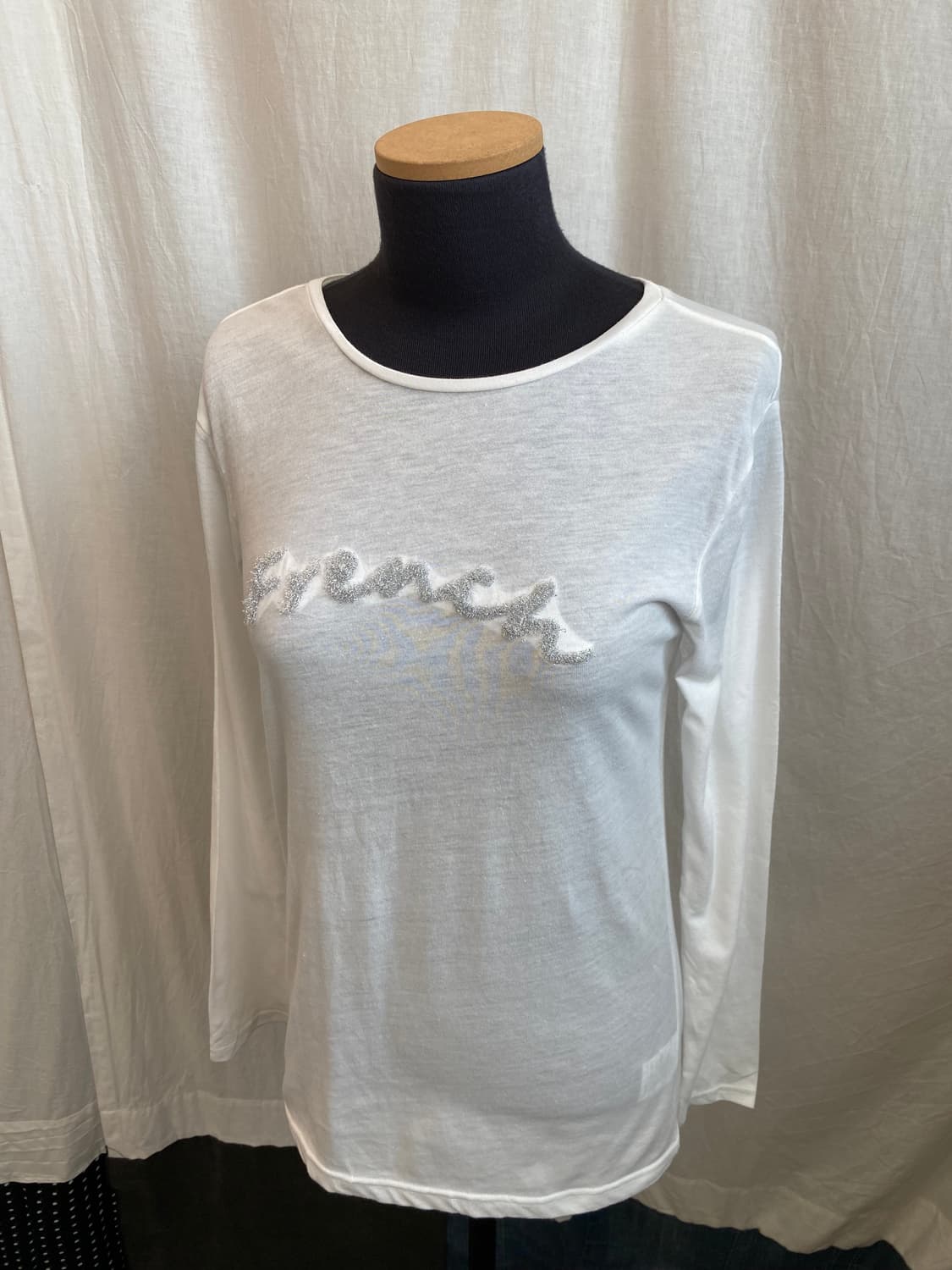 화이트 레터링 티셔츠(M) 상품이미지10