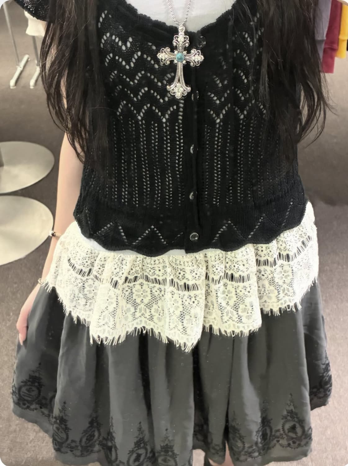 Dark Coquette Gothic 🪼🩶 상품이미지4