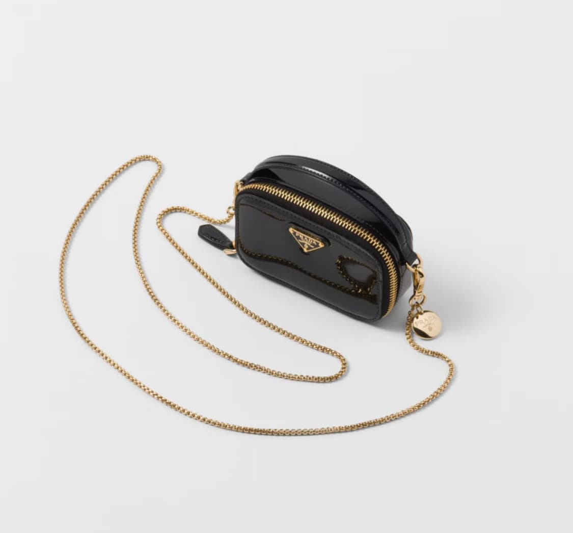 프라다 에나멜 마이크로백 상품이미지4