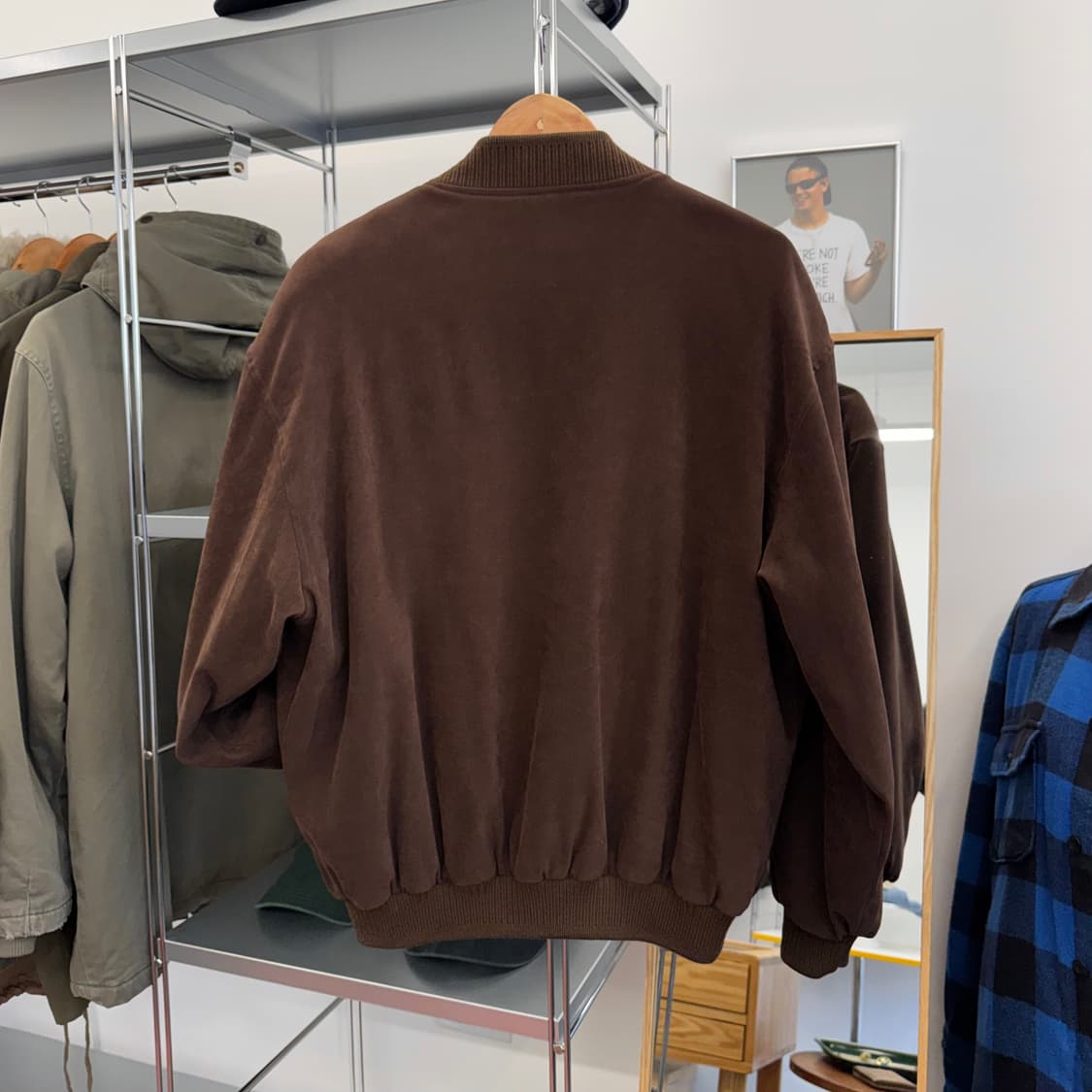 90s 플레이보이 컬렉션 딥 브라운 블루종 자켓 (L)   상품이미지3