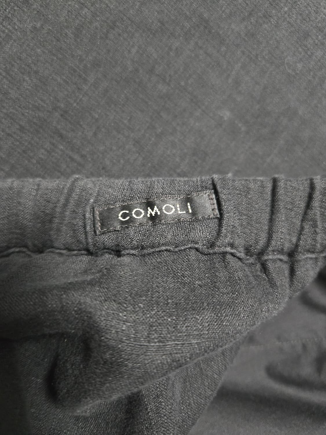 코모리 린넨 더블크로스 드로스트링 팬츠 1사이즈 판매합니다 상품이미지4