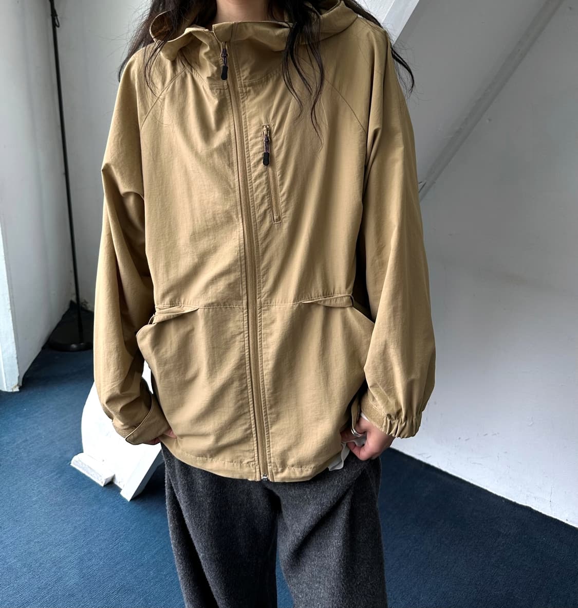 Stretched nylon design mountain parka 상품이미지4
