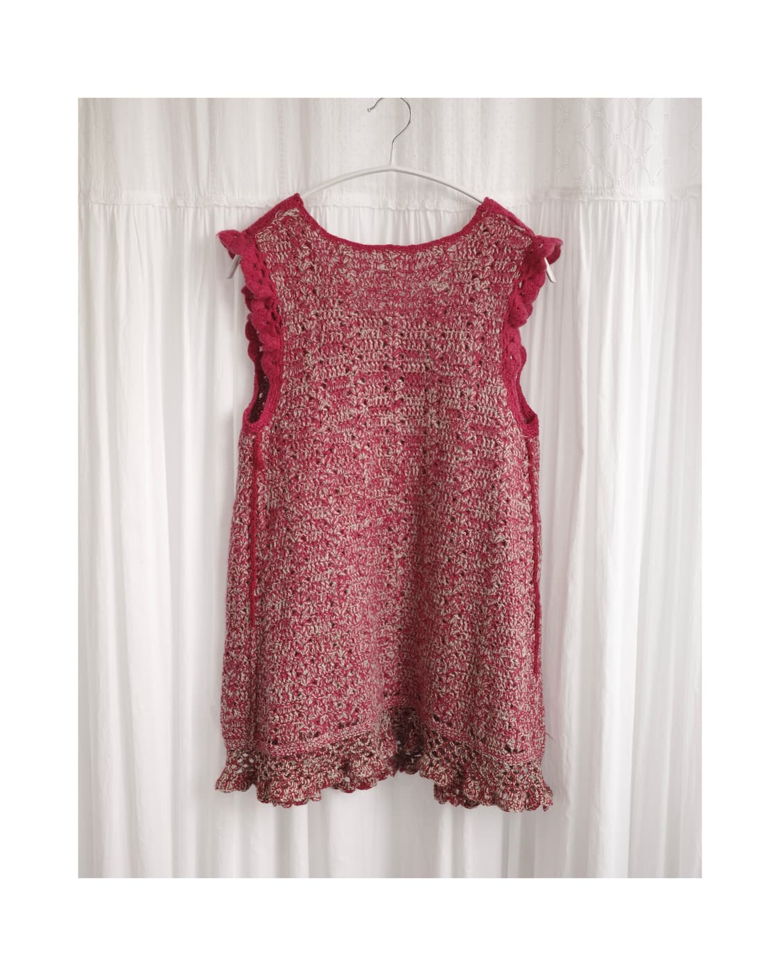 Handmade red knit 상품이미지2