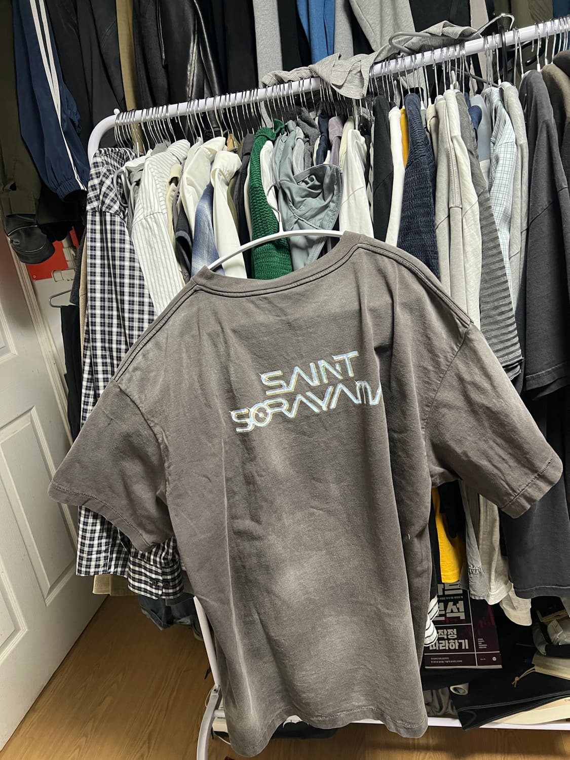 [XXL] 황금사이즈 우주매물 22ss 세인트미카엘 소라야마 반팔 티셔츠 상품이미지5