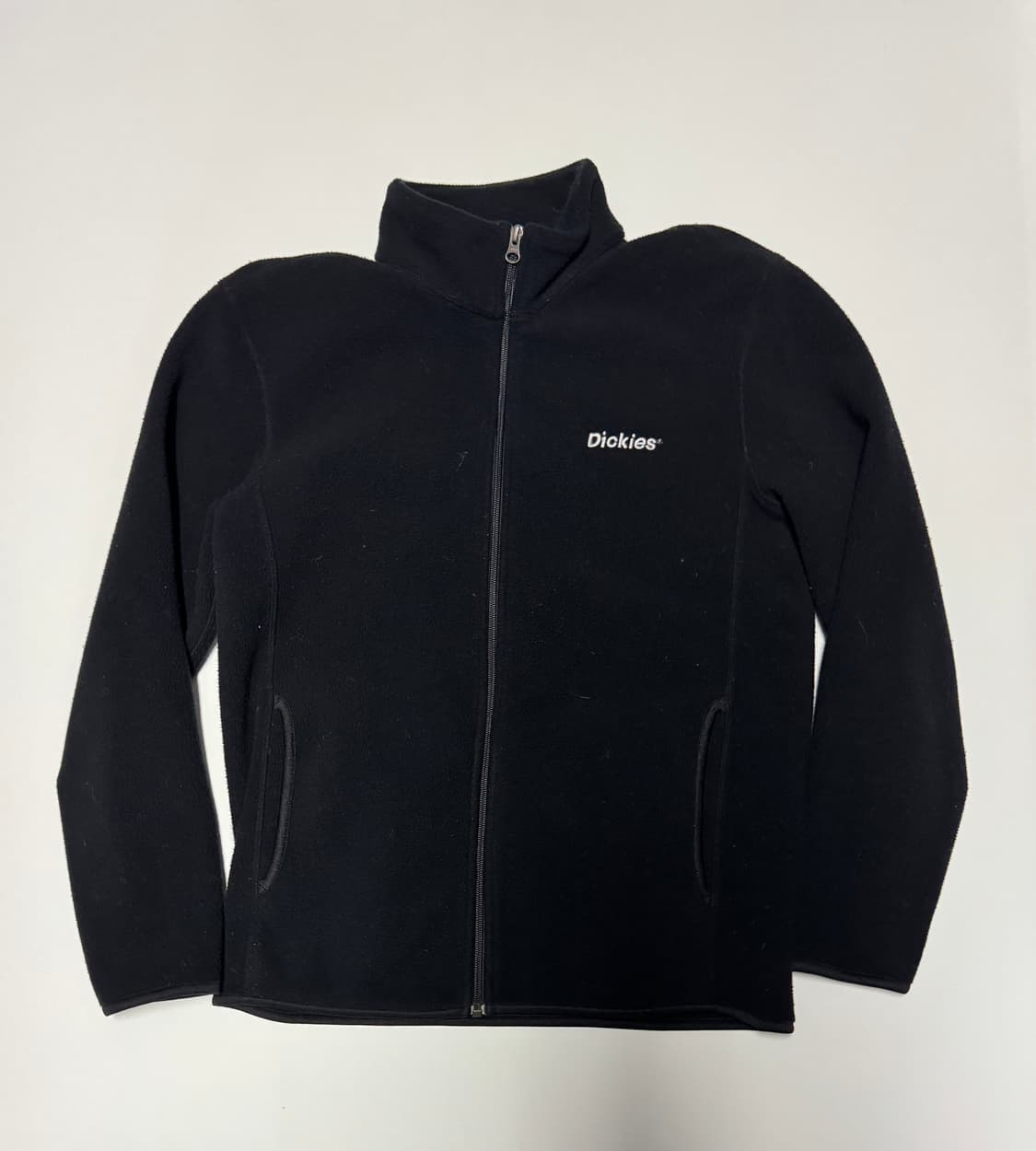 디키즈 Dickies 빈티지 플리스 집업 자켓 블랙 M 상품이미지1
