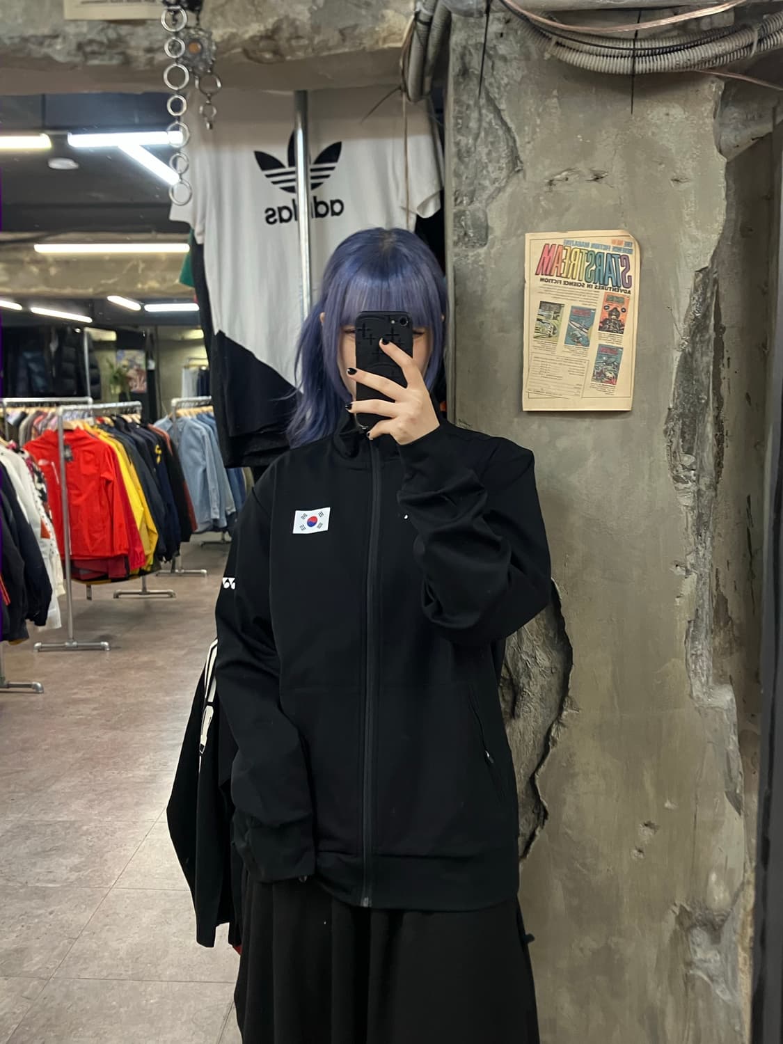 요넥스 배드민턴 국대 자켓 블랙 L #csz2222 상품이미지2