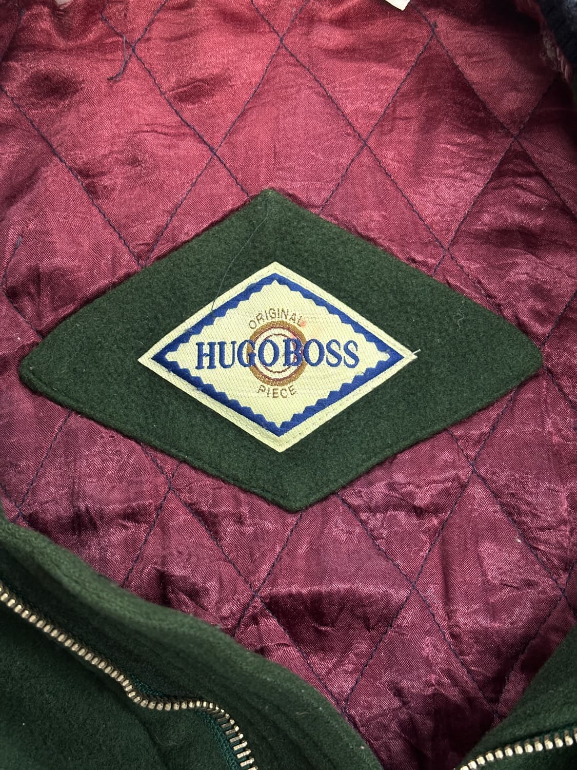 80s HUGO BOSS 울/캐시미어 봄버 자켓 48 상품이미지6