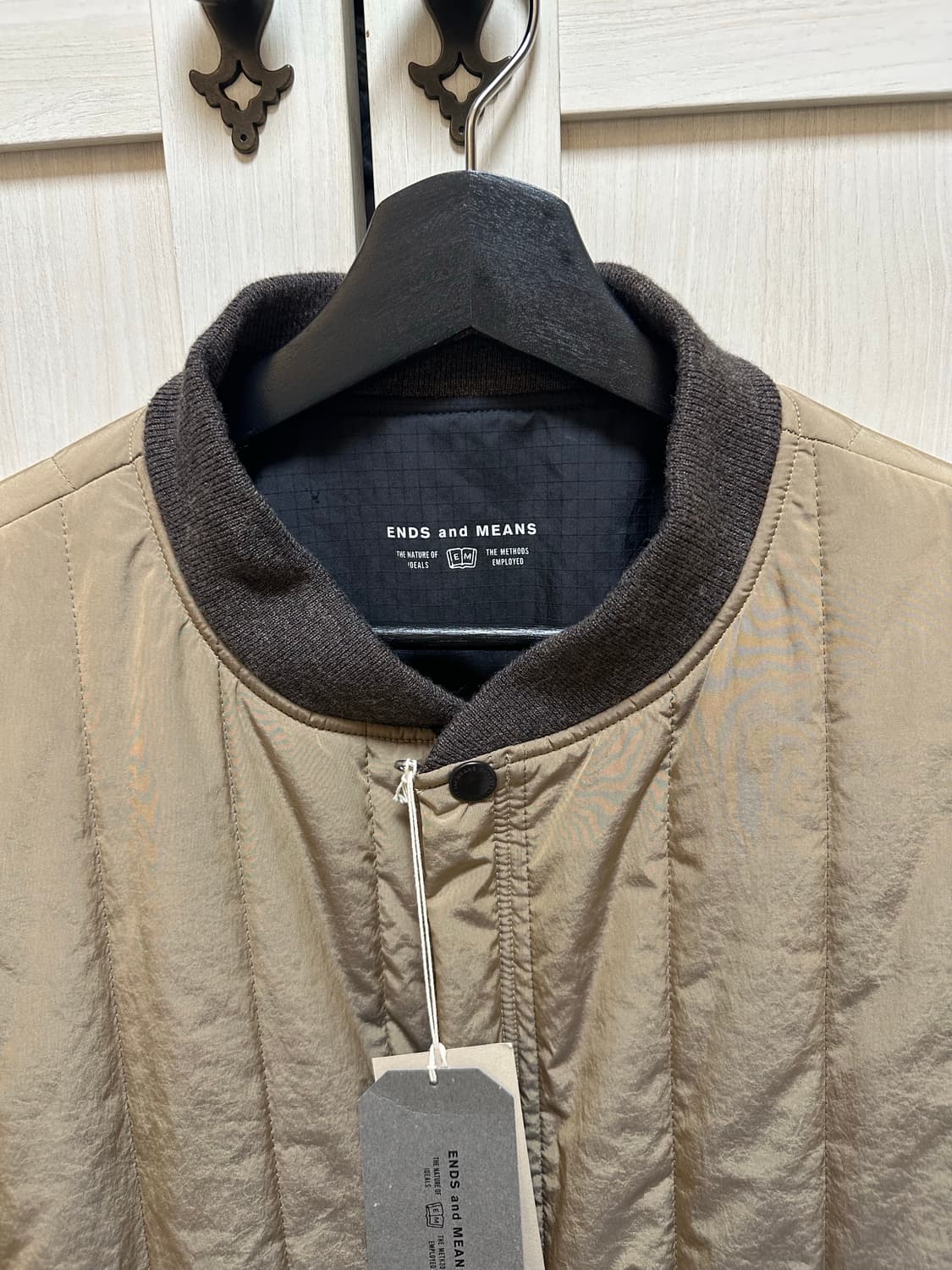 [L] Ends and Means 엔즈앤드민스 리버서블 퀼팅 자켓 상품이미지2