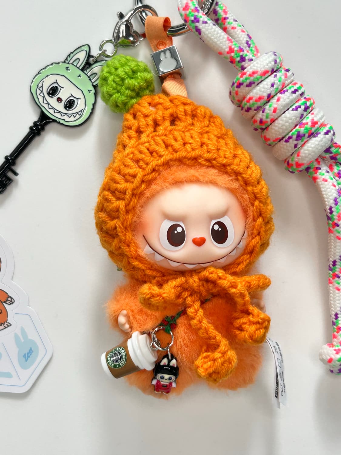 🙊미니라부부 내 마음속 비밀번호”Z”커스텀키링 상품이미지2