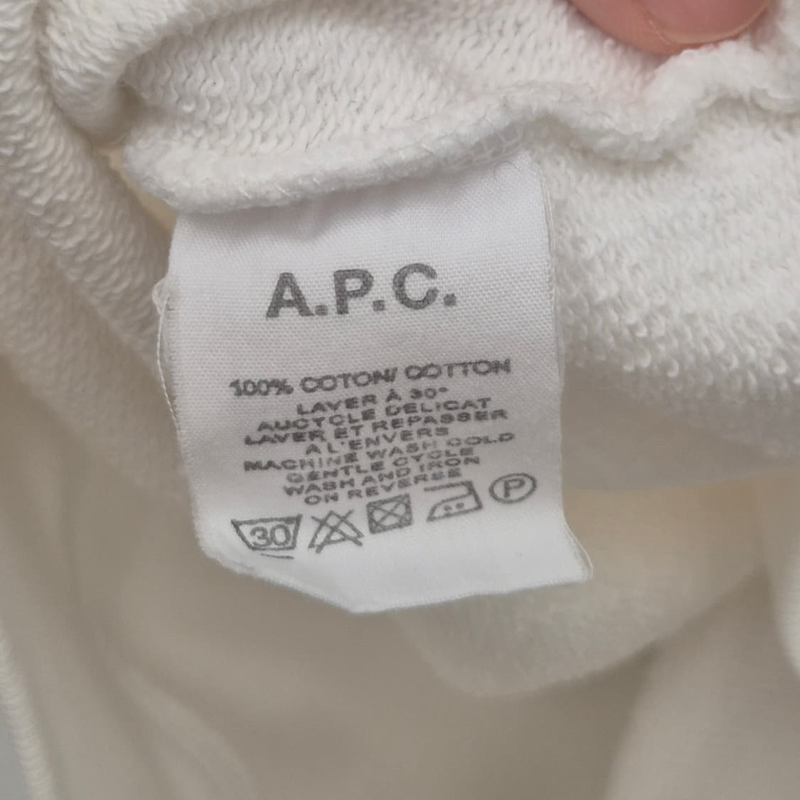 아페쎄 아뜰리에 로고 맨투맨 S 상품이미지4