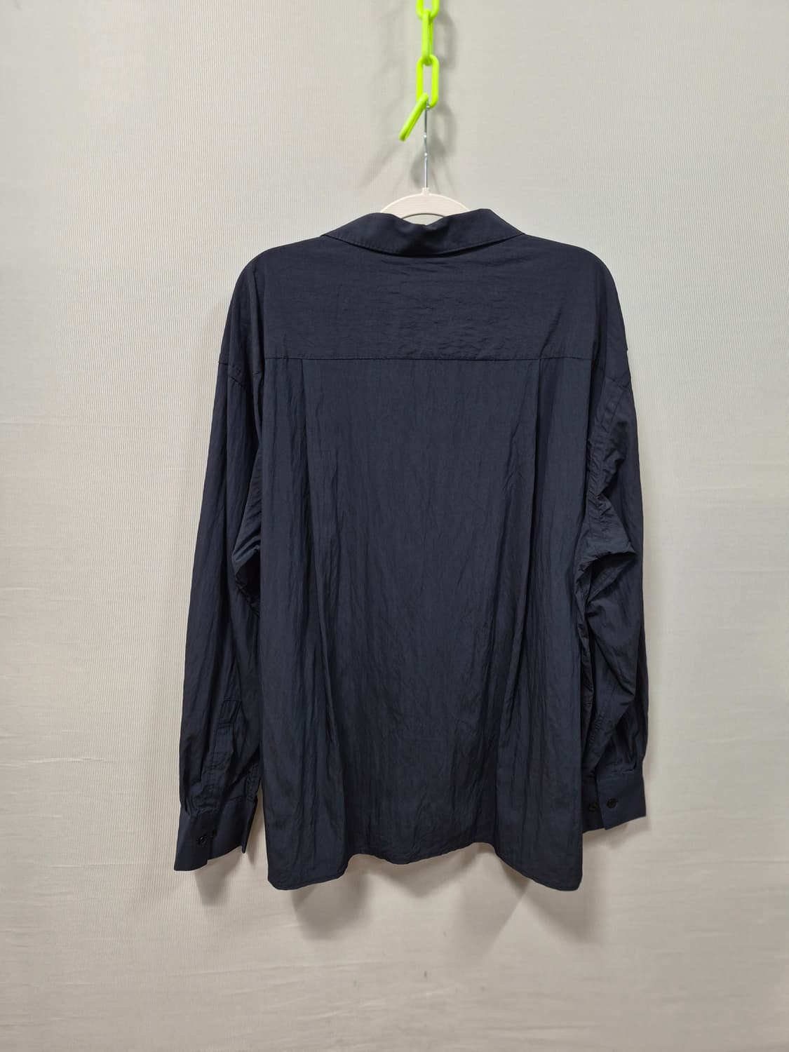 Tonywack 토니웩 긴팔 셔츠 오버핏 네이비 남성L 상품이미지2