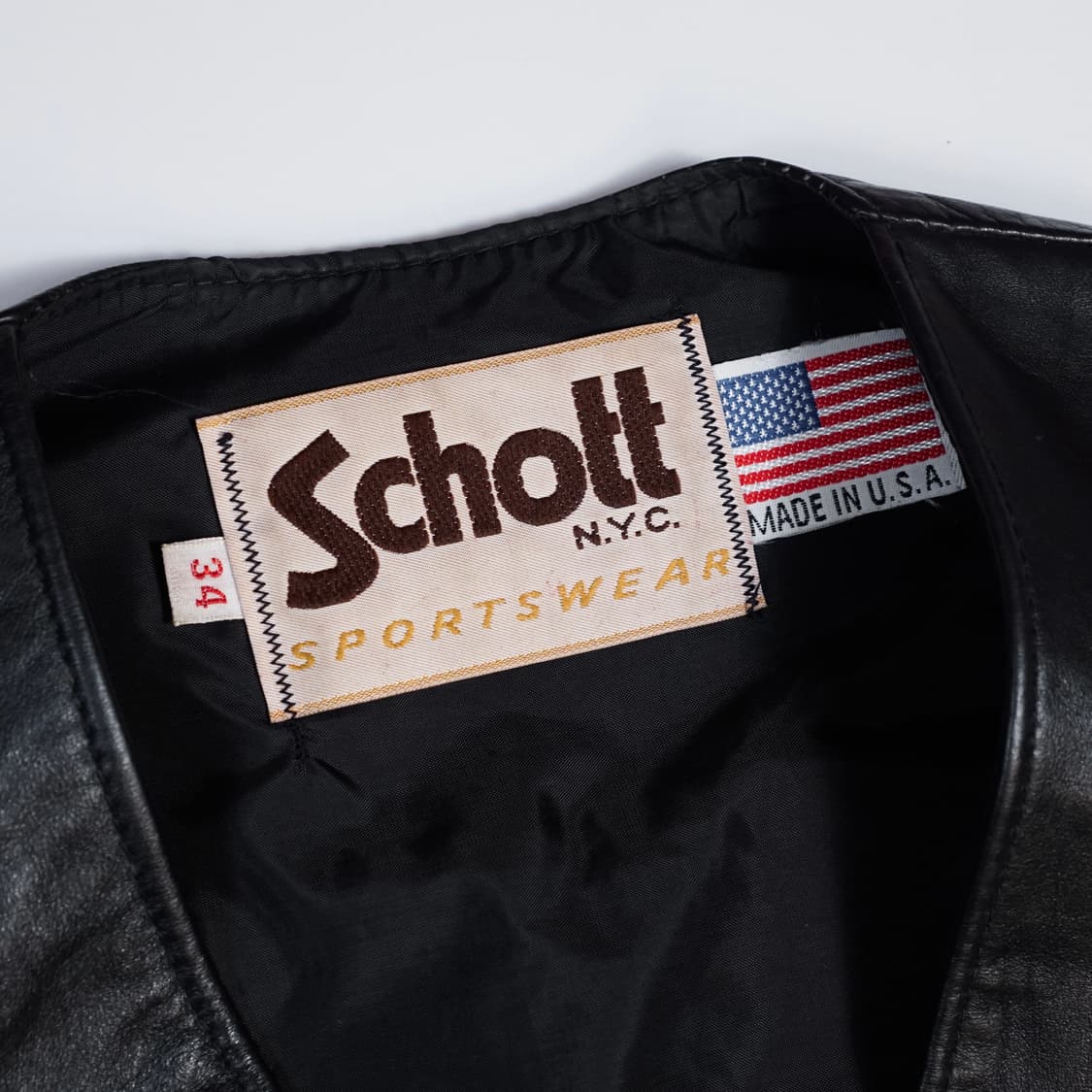 쇼트 USA Sportswear 레더 베스트 상품이미지7