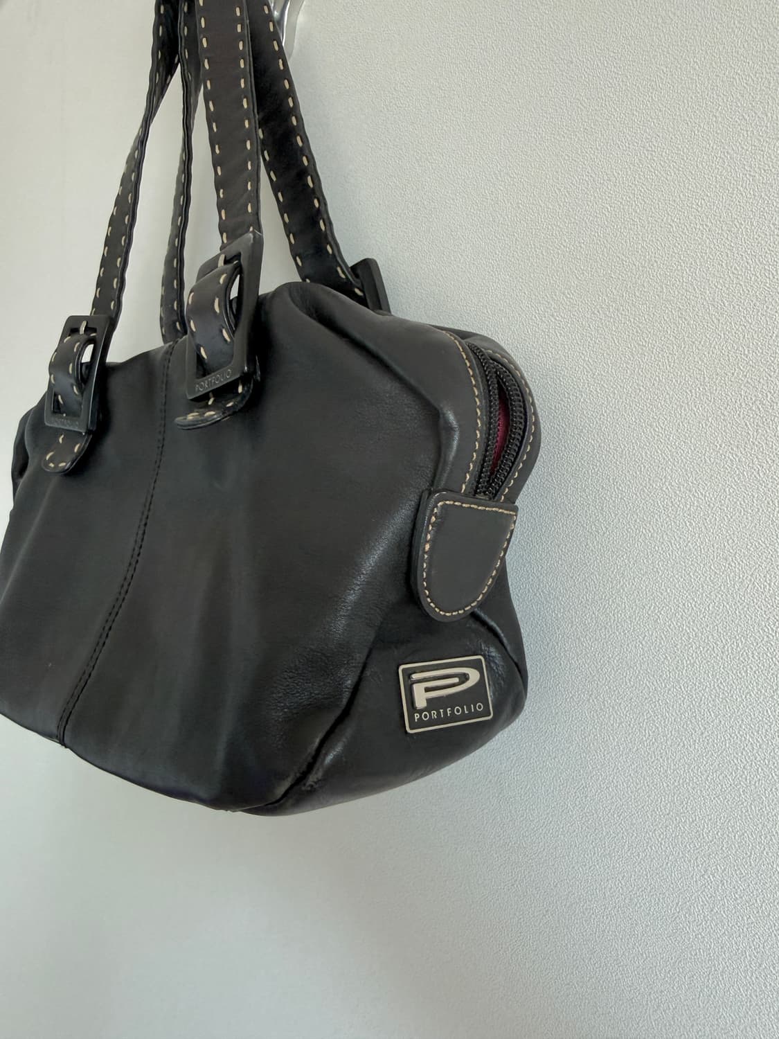 Pre owned 레더 토트백 상품이미지5