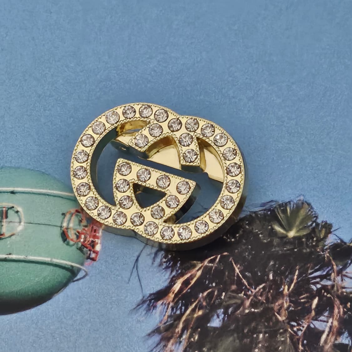 B07 구찌 빈티지 업사이클링 브로치 상품이미지1