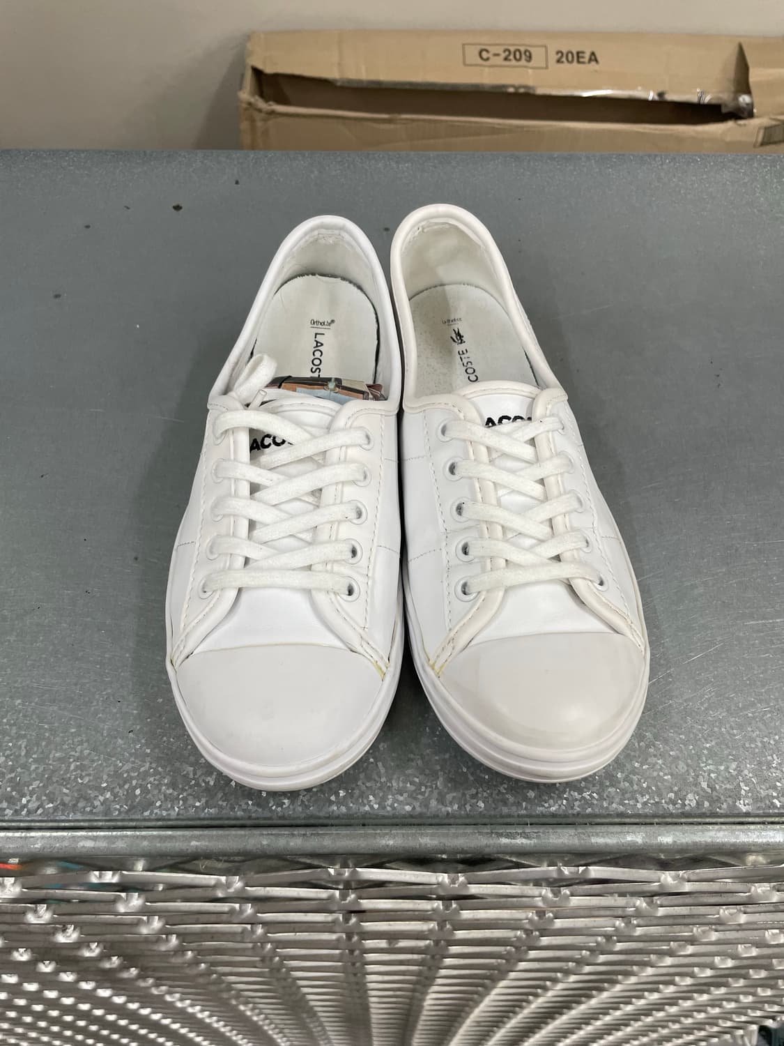 라코스테 플랫 스니커즈 38 상품이미지5