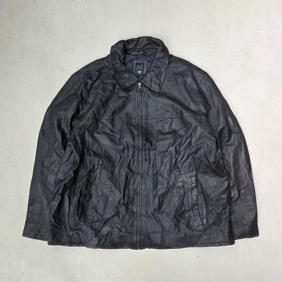 빈티지 레더 봄버자켓 s09153 상품이미지1