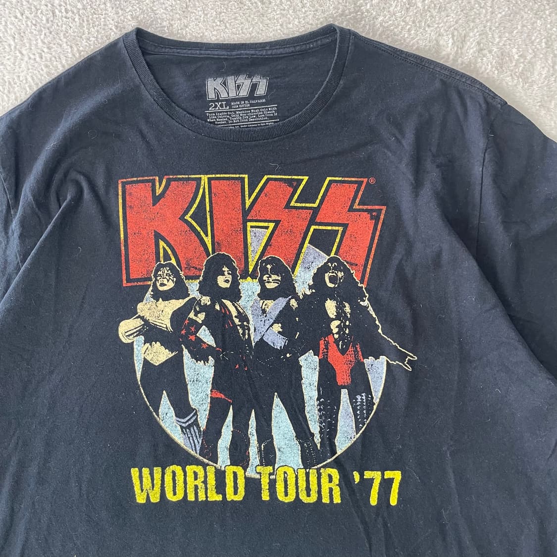 KISS 월드투어 프린팅 티셔츠 상품이미지3