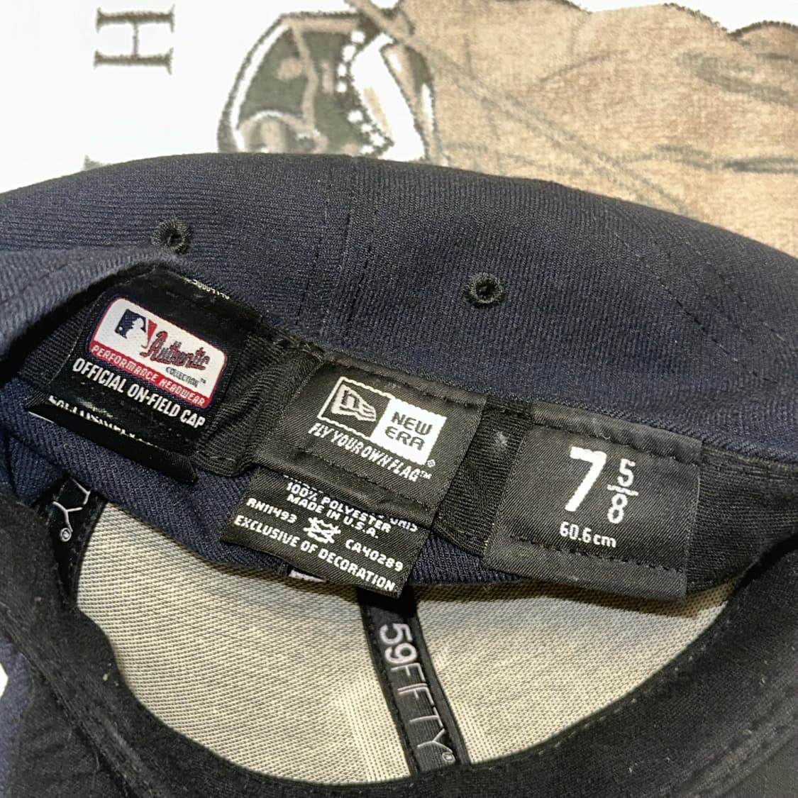 뉴에라 디트로이트 타이거스 7 5/8 usa made 상품이미지2
