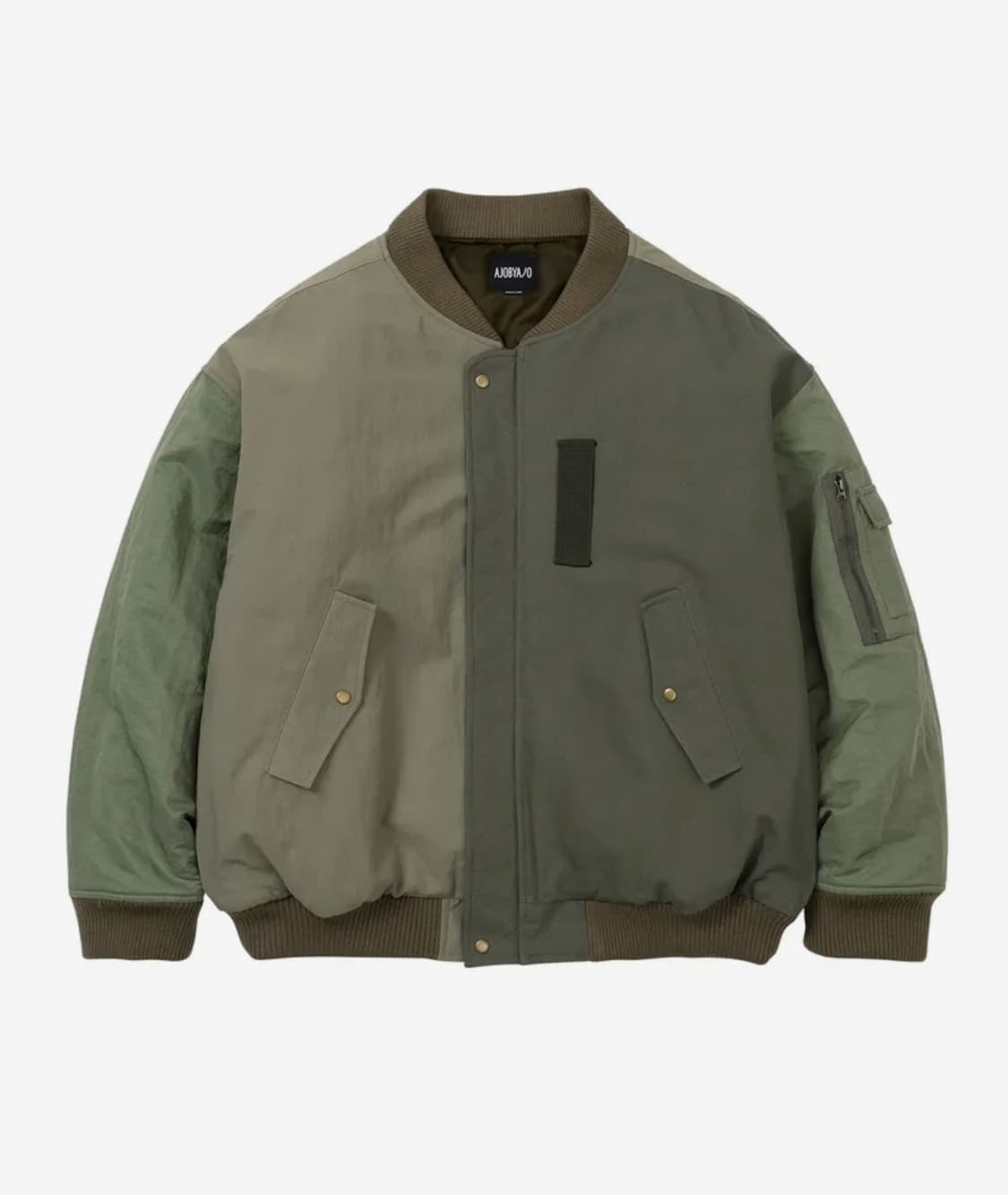 아조바이아조 나일론 믹스드 봄버 ma-1 마원 자켓 XL 상품이미지1