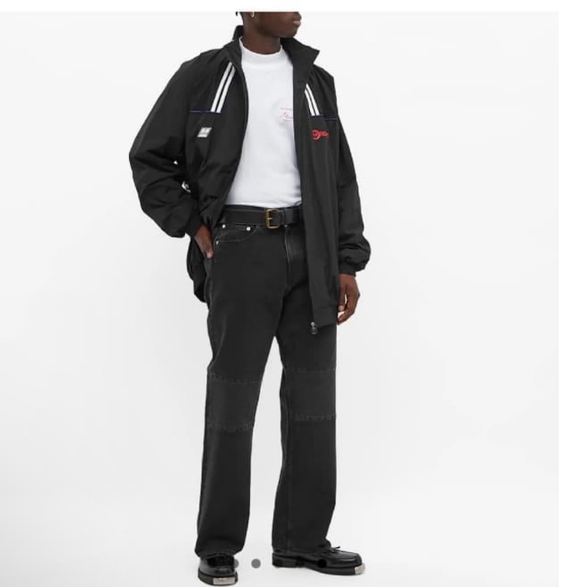 마틴로즈 오버사이즈 트랙자켓 블랙 L 상품이미지3