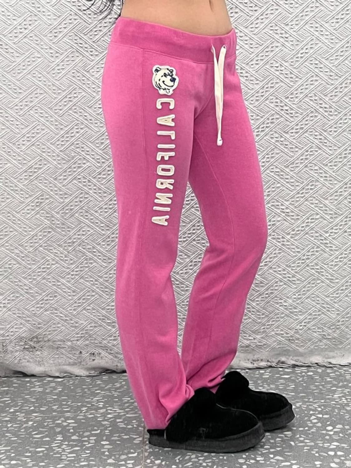 후아유 Y2K 00's 대장급 핫핑크 스웻팬츠 M C08187 상품이미지2