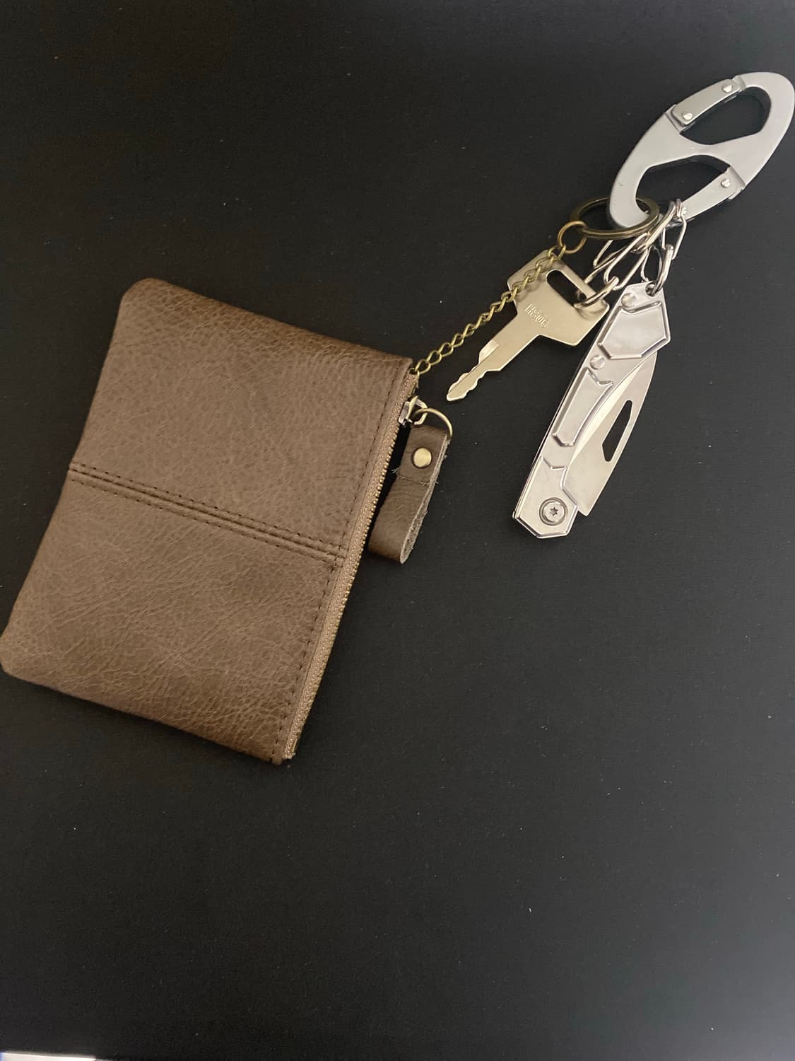 빈티지 가죽 지갑 키링 상품이미지2