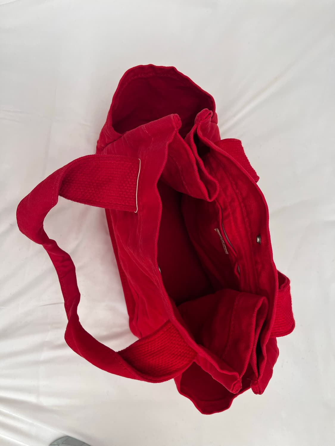 Kapital 캐피탈 No.6 캔버스 토트백 레드 상품이미지8