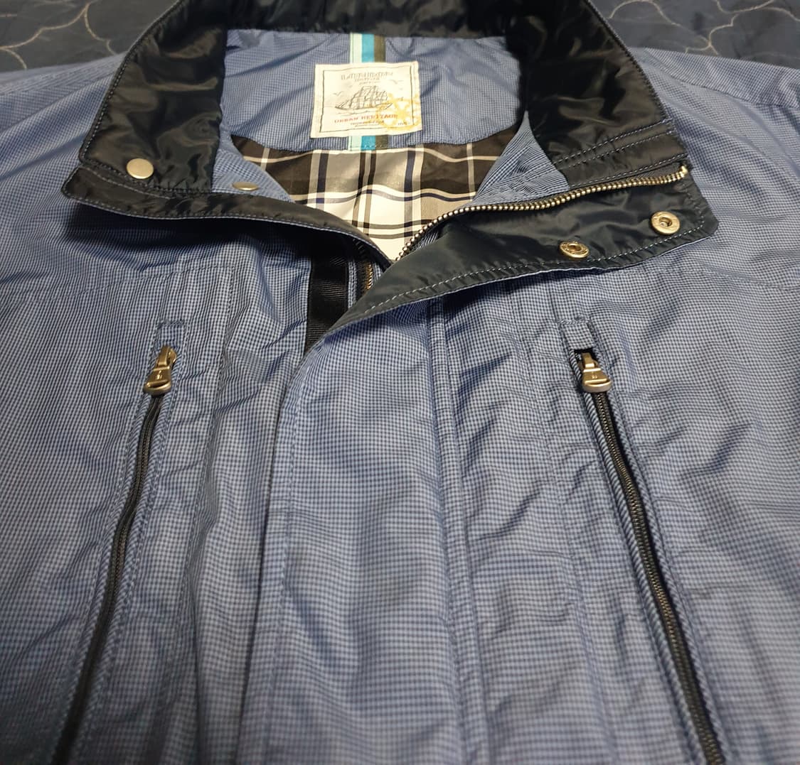 (빈티지) 런던포그 어반 헤리티지 마이크로체크 폴리 클래식 자켓(105) 상품이미지2
