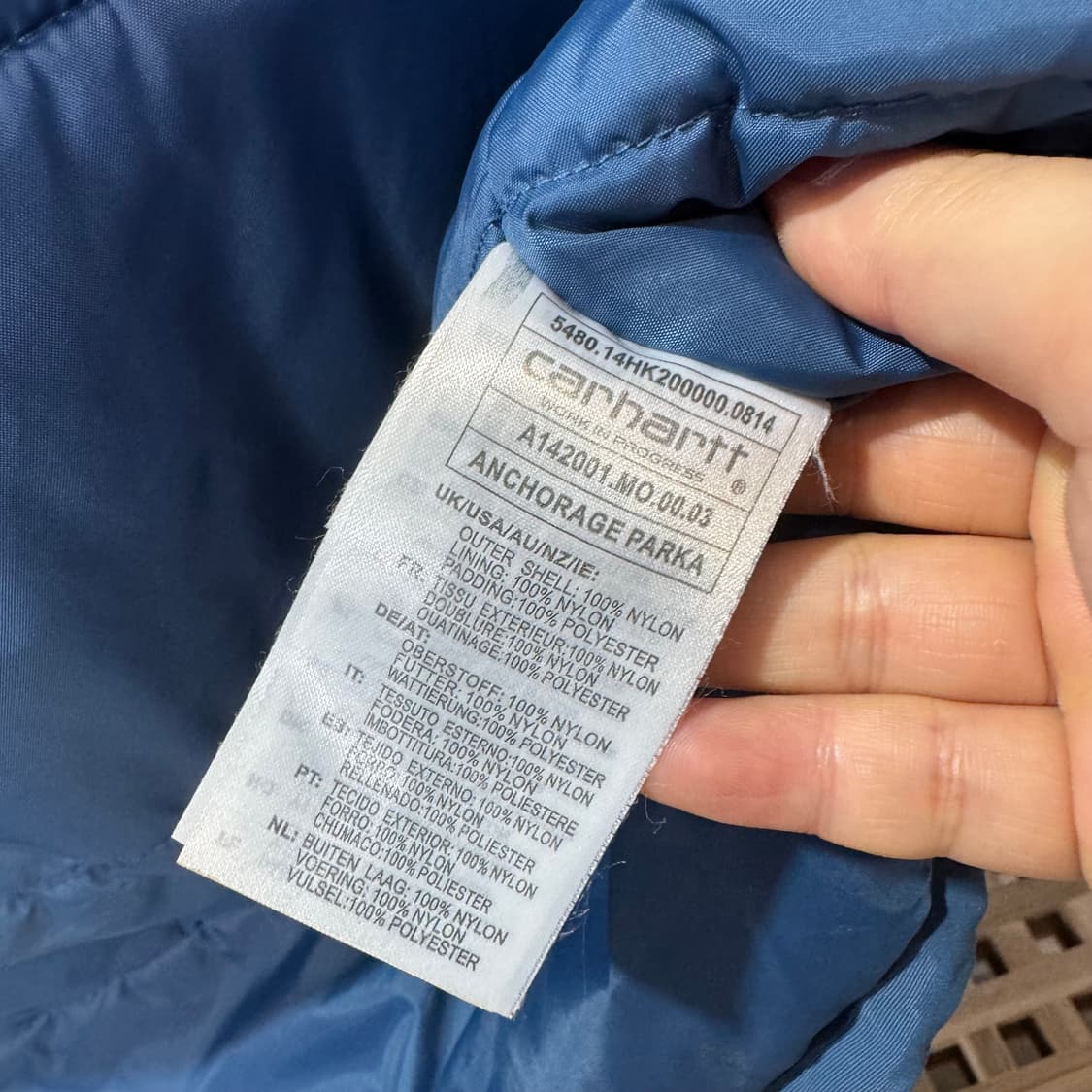 칼하트 앵커리지 파카 (S)   상품이미지7