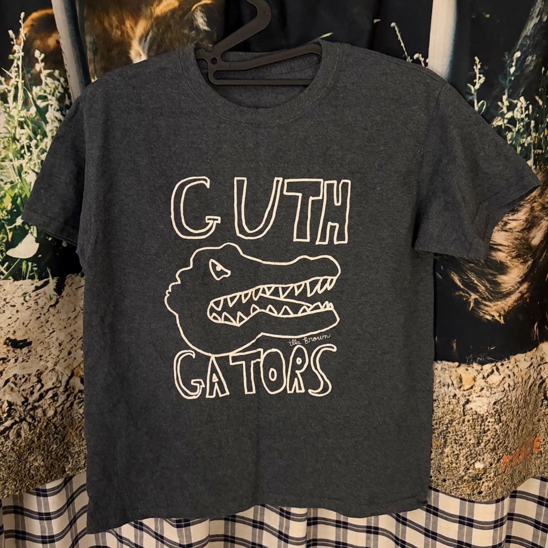 빈티지 악어 티셔츠 상품이미지1