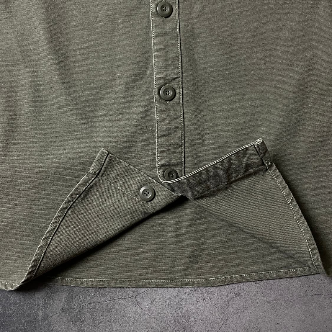 PATAGONIA 파타고니아 빈티지 카키 코튼 셔츠 A00537 상품이미지5