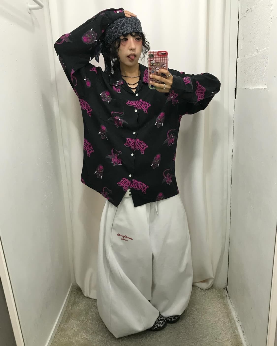 X-Large Dragon Pattern Shirt 상품이미지2